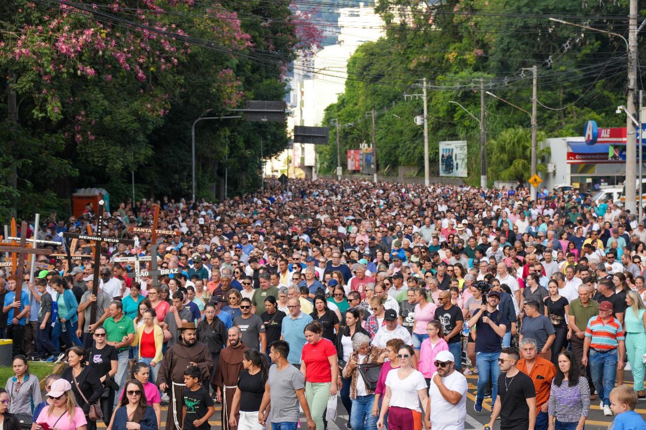 36ª Caminhada Penitencial Frei Bruno ocorrerá em 1º de março pelas ruas de Joaçaba