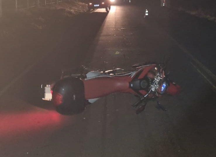 Tragédia na madrugada: Jovem de 18 anos morre após queda de moto no Oeste de SC