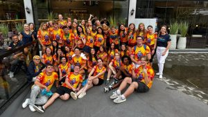 Intercambistas de diversos países participam do Carnaval de Joaçaba