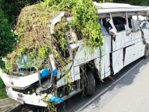 Tragédia com ônibus: Mulher que desembarcaria em Joaçaba está entre as vítimas