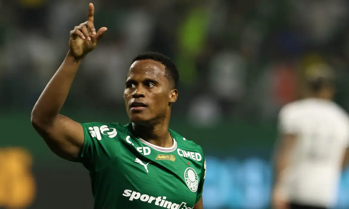 Palmeiras vence Botafogo e vira líder do Brasileirão