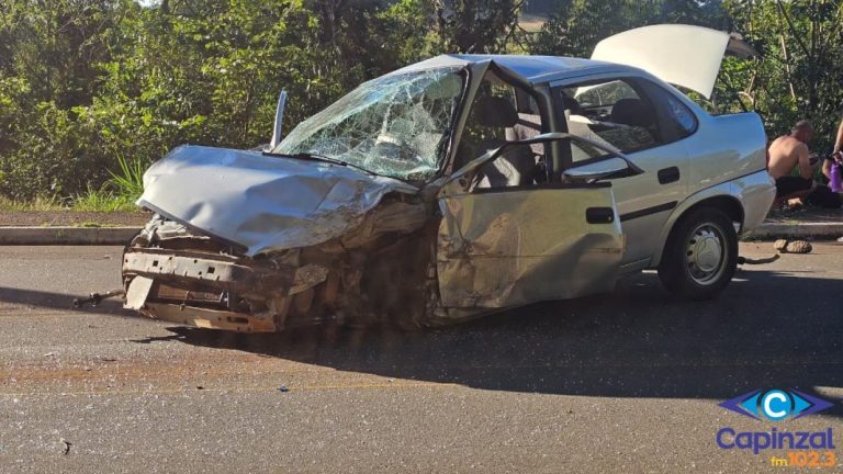 Acidente envolvendo três carros deixa feridos entre Ouro e Joaçaba