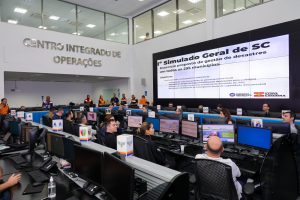 Com recorde de adesão, SC realiza neste domingo maior simulado de gestão de desastres do país