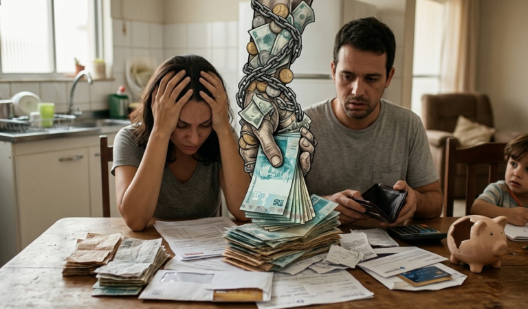 Dívidas batem recorde e engolem 30% da renda das famílias