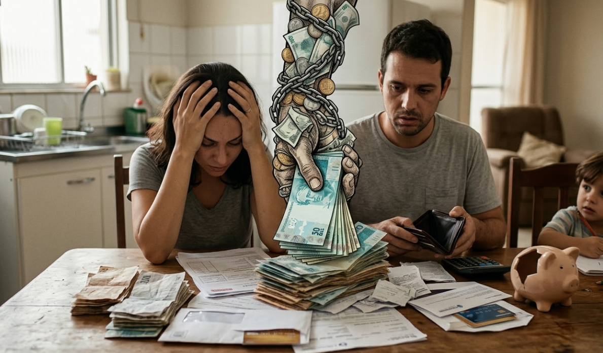 Dívidas batem recorde e engolem 30% da renda das famílias