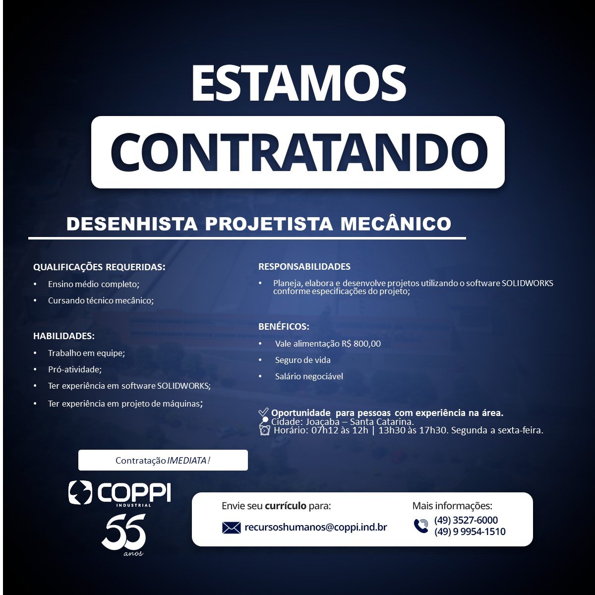 Desenhista Projetista Mecânico