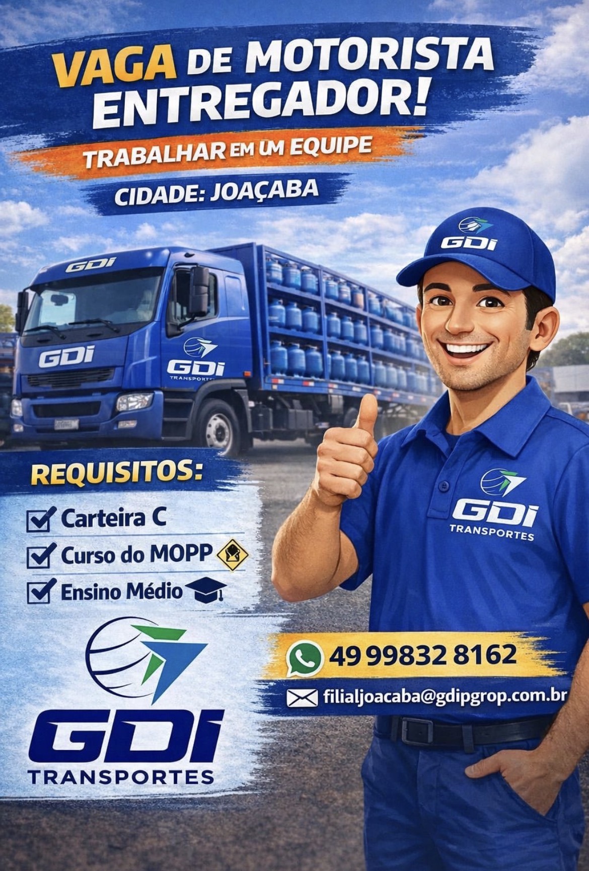 Motorista Caminhão categoria C