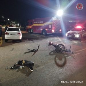 Colisão frontal deixa jovem gravemente ferido em Ibiam