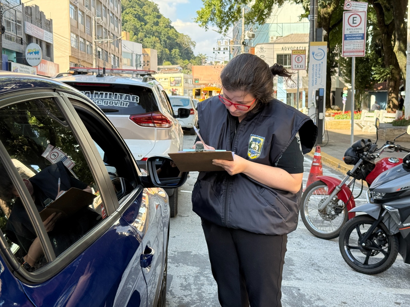 Blitz em Joaçaba: Prefeitura intensifica fiscalização de motoristas de aplicativo e faz alerta a passageiros