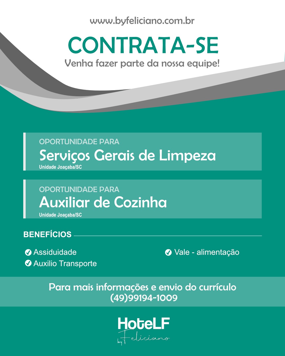 Serviços Gerais Limpeza  e Auxiliar de Cozinha