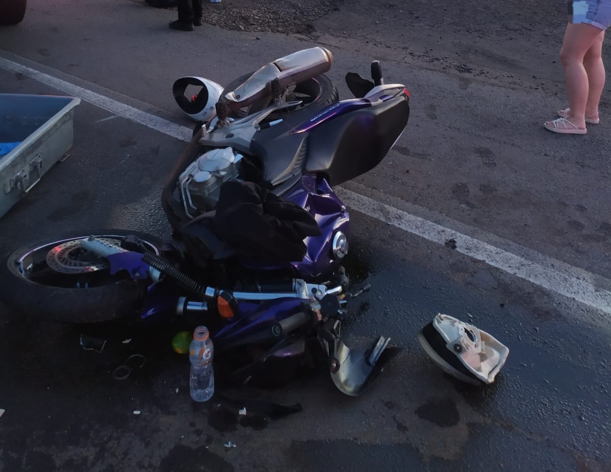 Motociclista morre em colisão com carro na BR-282 em Herval d’Oeste
