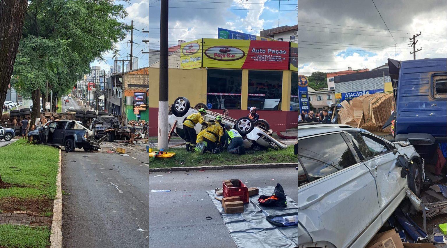 Motorista de carreta desgovernada consegue liberdade