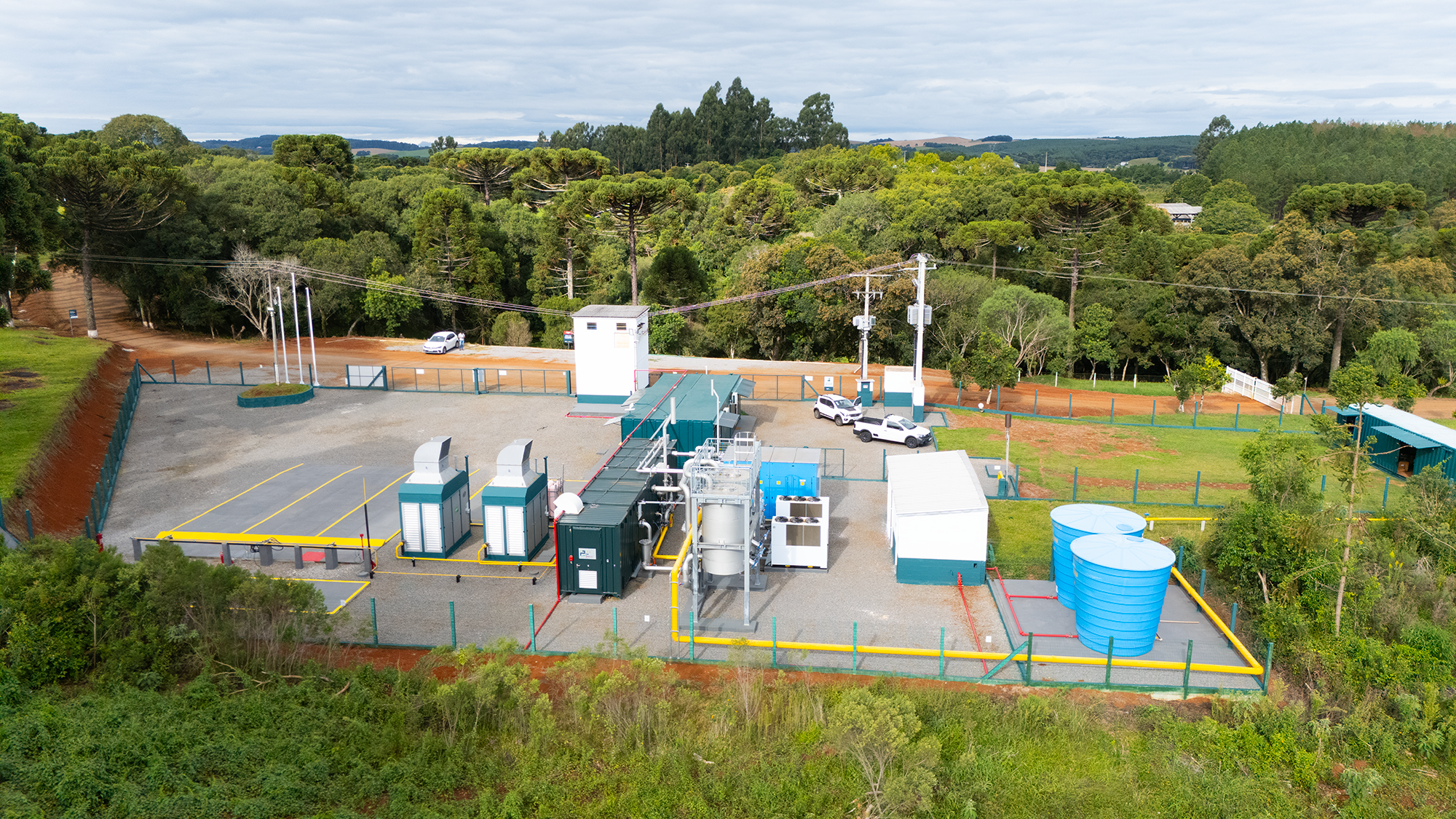 Primeira usina de biometano a partir de dejetos suínos da América Latina é inauguradaem Campos Novos