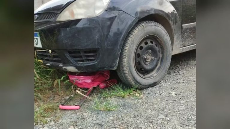 Mãe atropela a própria filha de 11 anos em SC