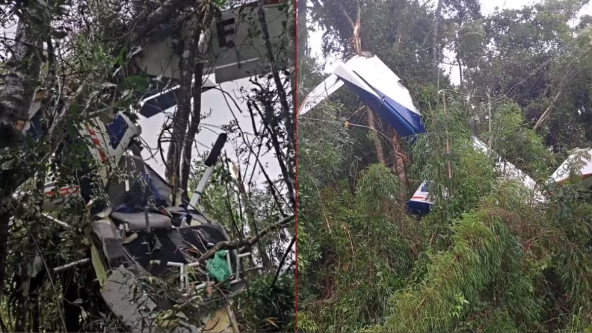 Piloto catarinense morre após avião cair no Paraná
