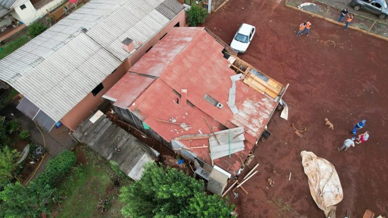 Chuva intensa causa transtornos no Oeste de SC