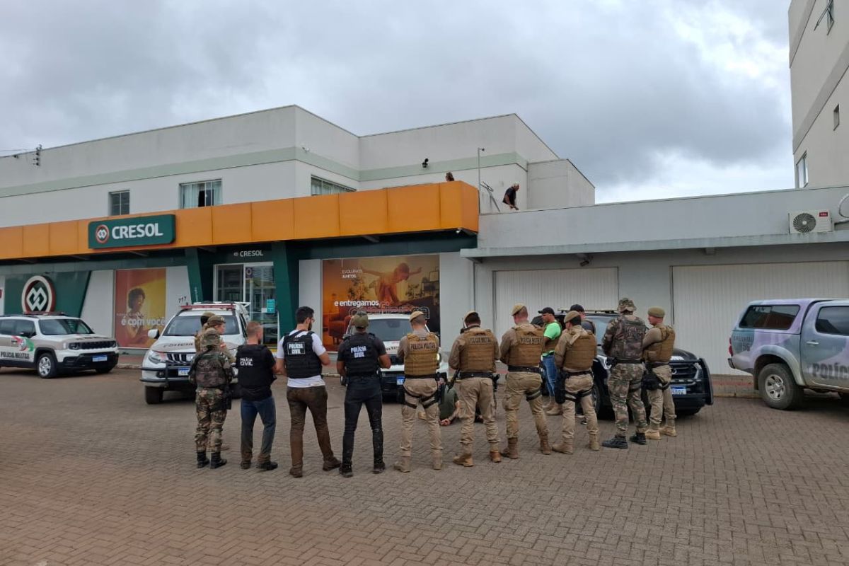 Tentativa de assalto a cooperativa é frustrada pela polícia em Santa Cecília