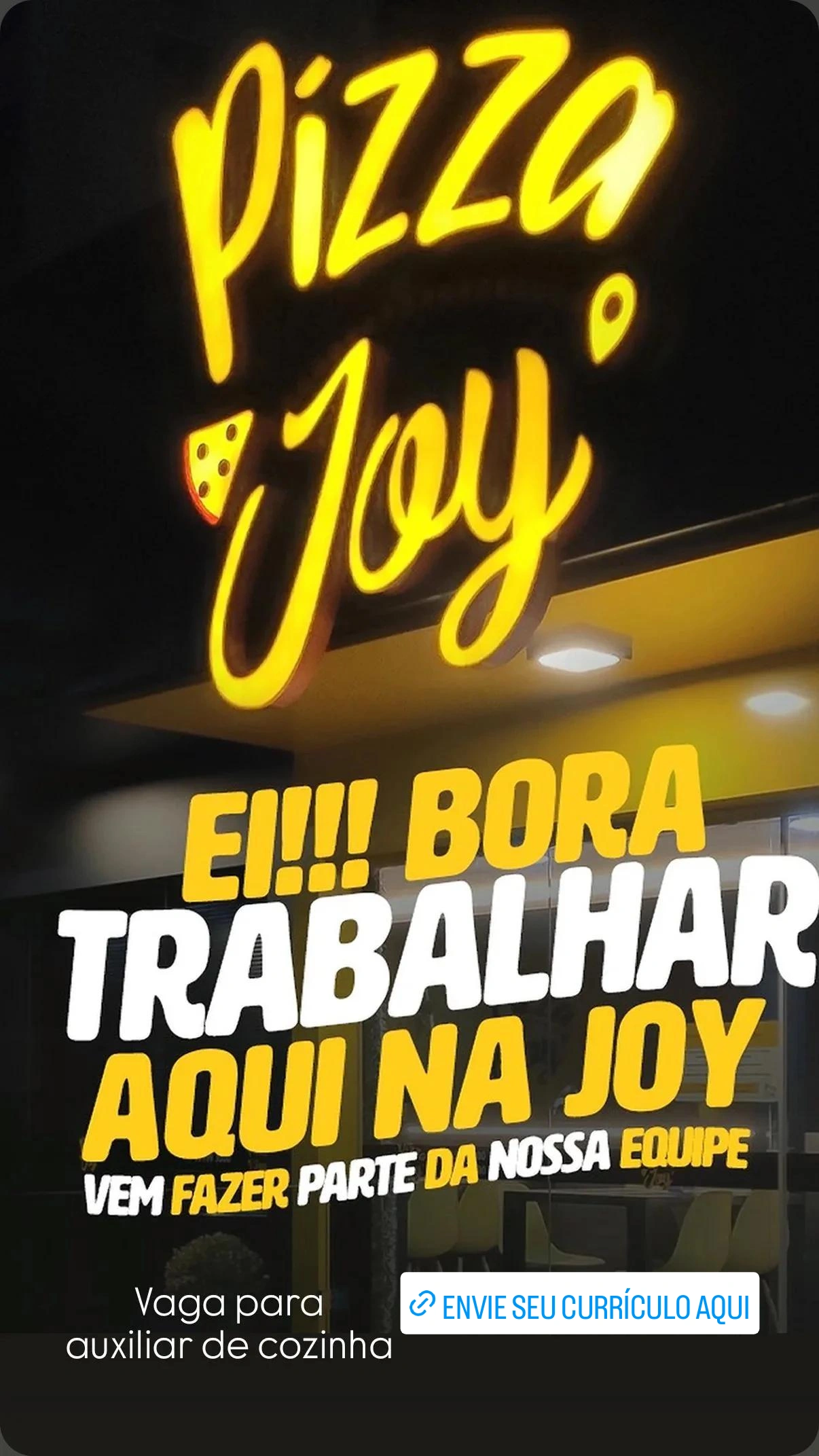 Auxiliar de cozinha MASCULINO/ FEMININO