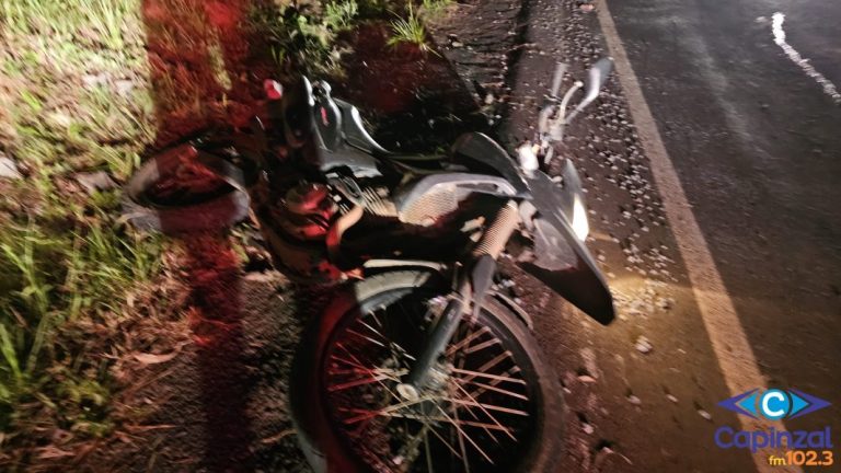 Colisão frontal entre motocicletas deixa três feridos na SC-150, em Capinzal