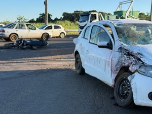 Motociclista morre em grave acidente de trânsito em Chapecó
