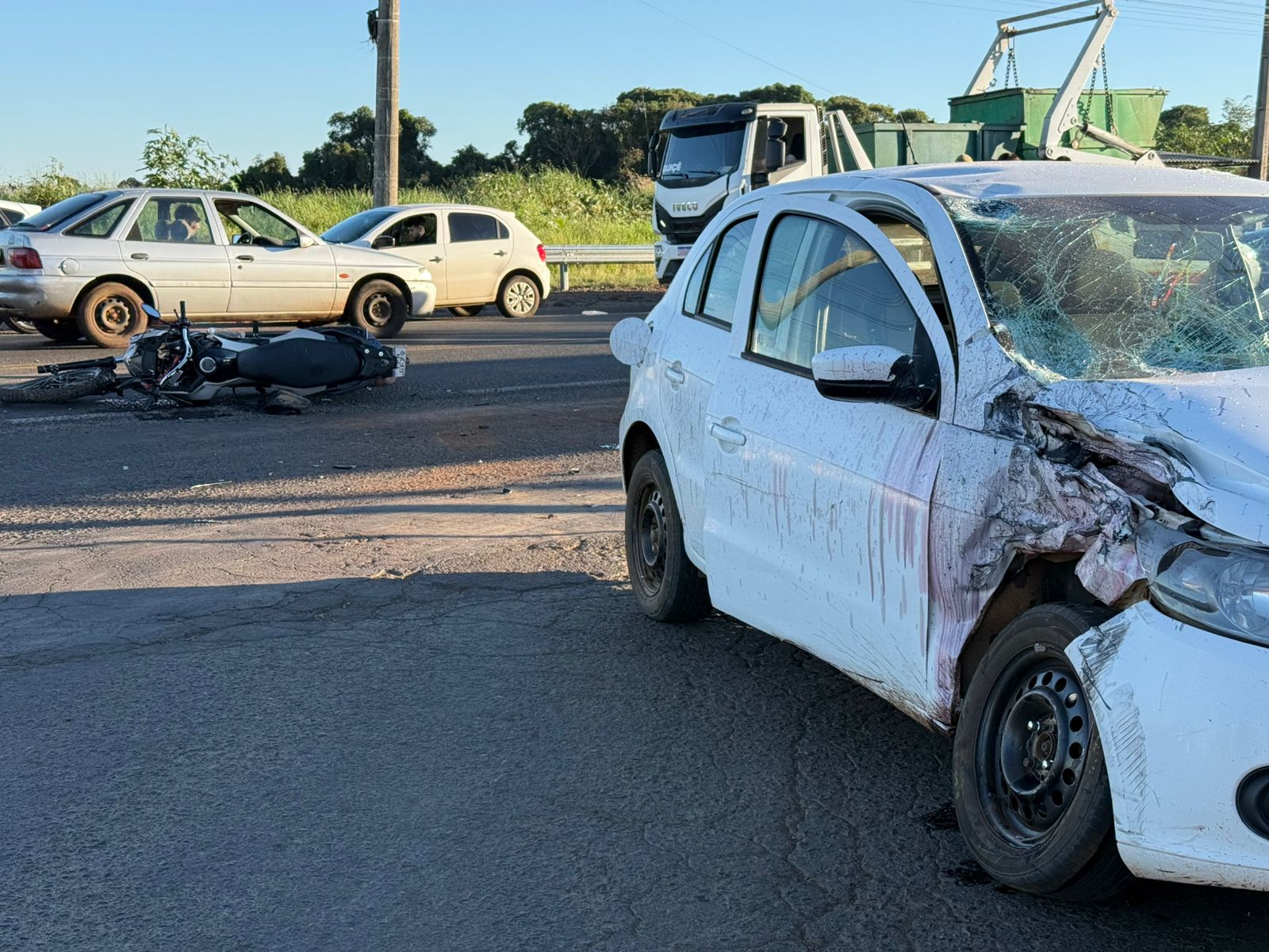 Motociclista morre em grave acidente de trânsito em Chapecó
