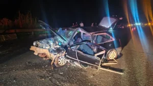 Grave colisão frontal deixa 10 feridos na SC-480; 8 vítimas estão em estado grave