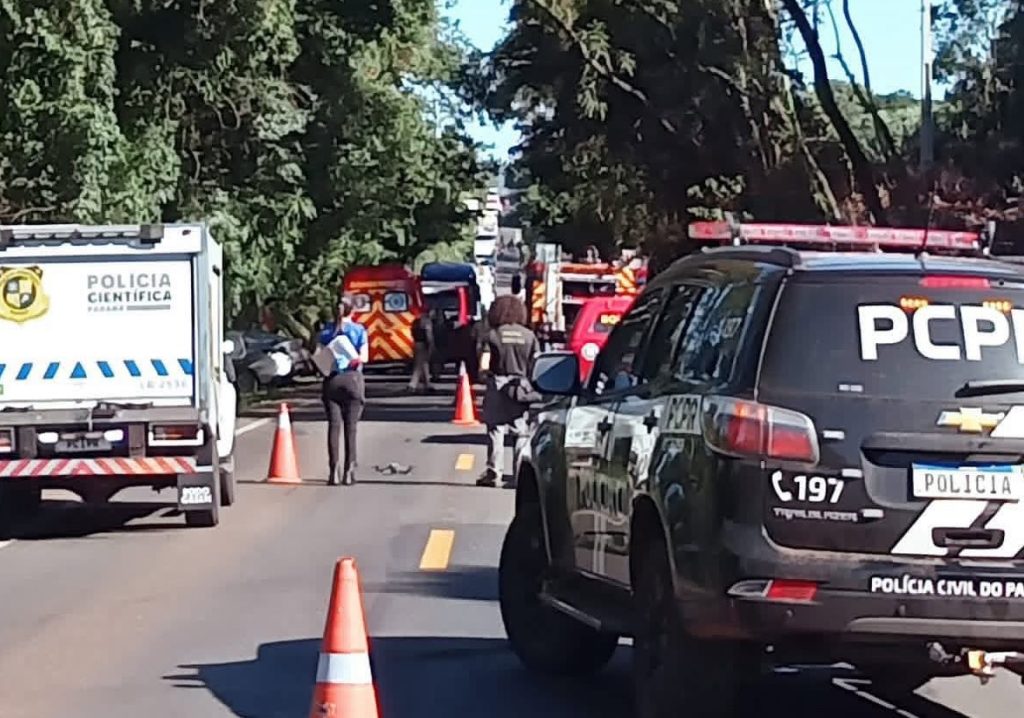 Tragédia na PR-158: Acidente com veículo da Saúde deixa quatro mortos