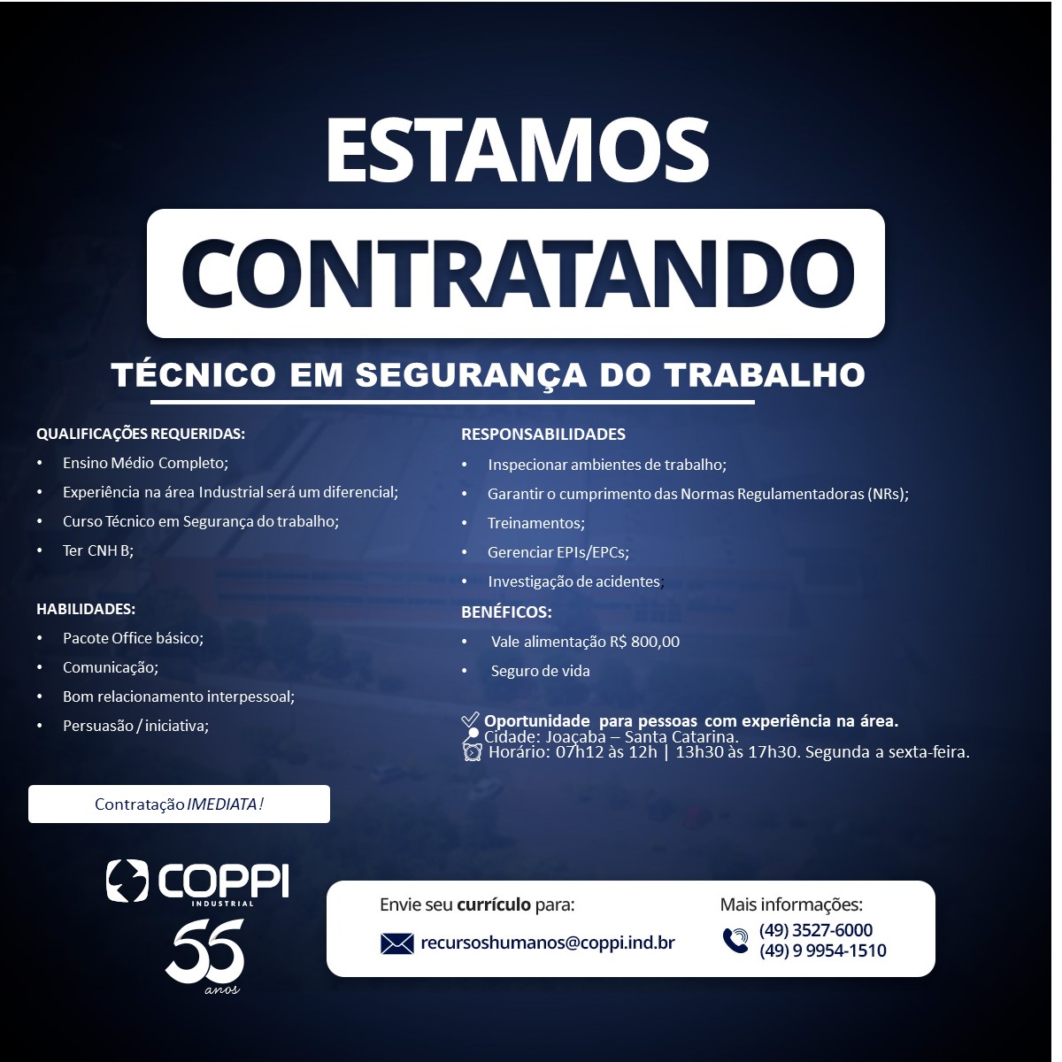 Técnico em Segurança do Trabalho