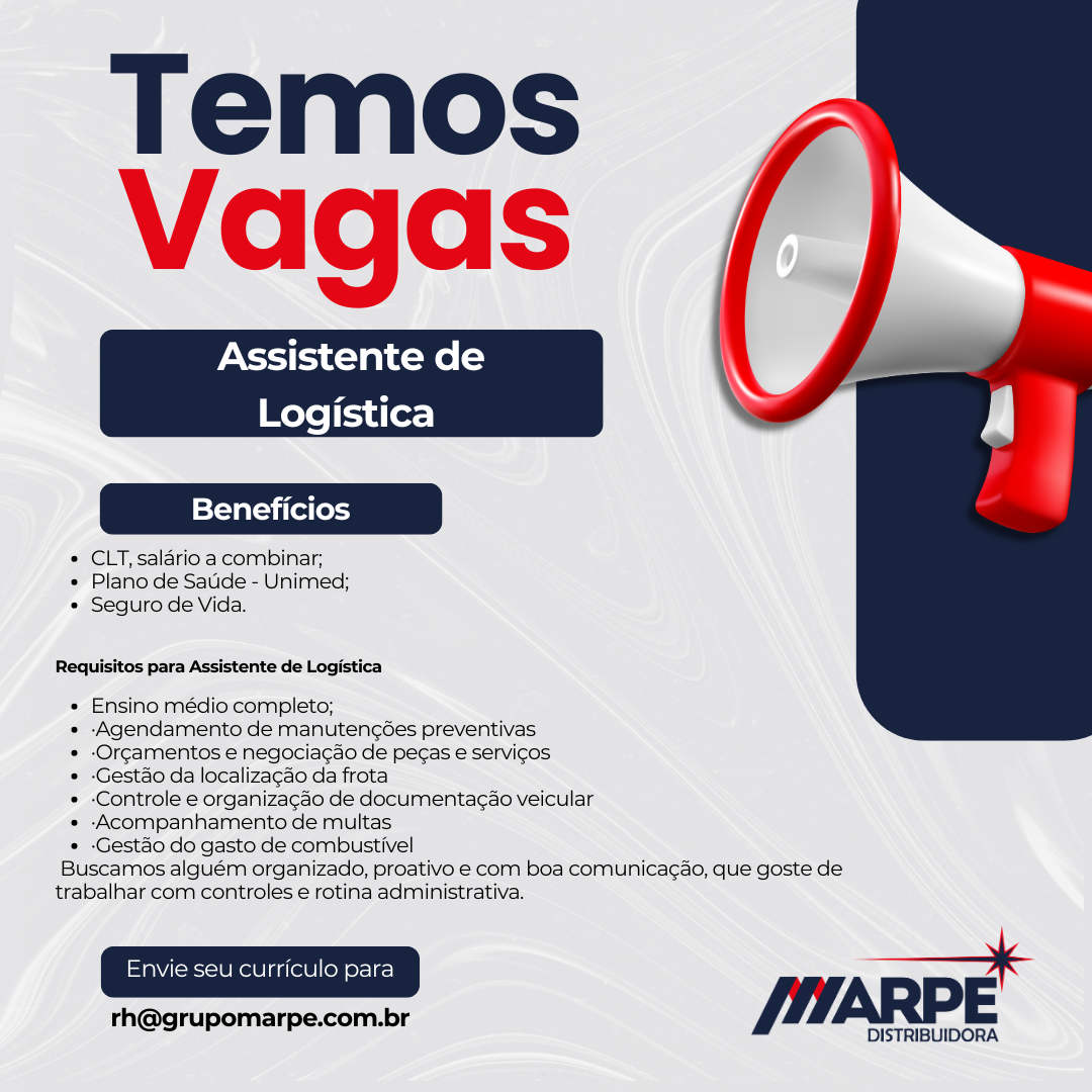 Assistente de Logística