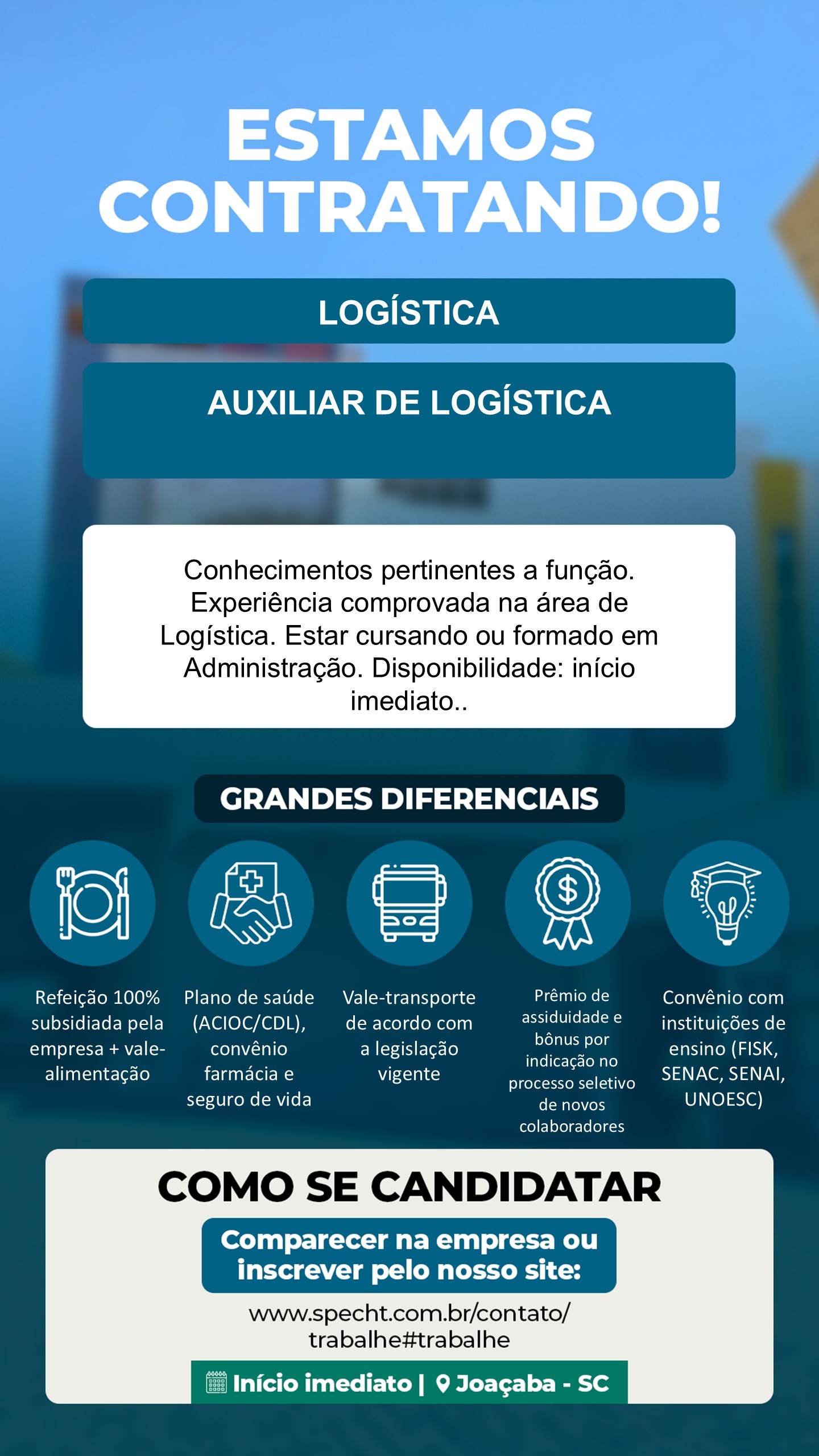 Auxiliar de logística