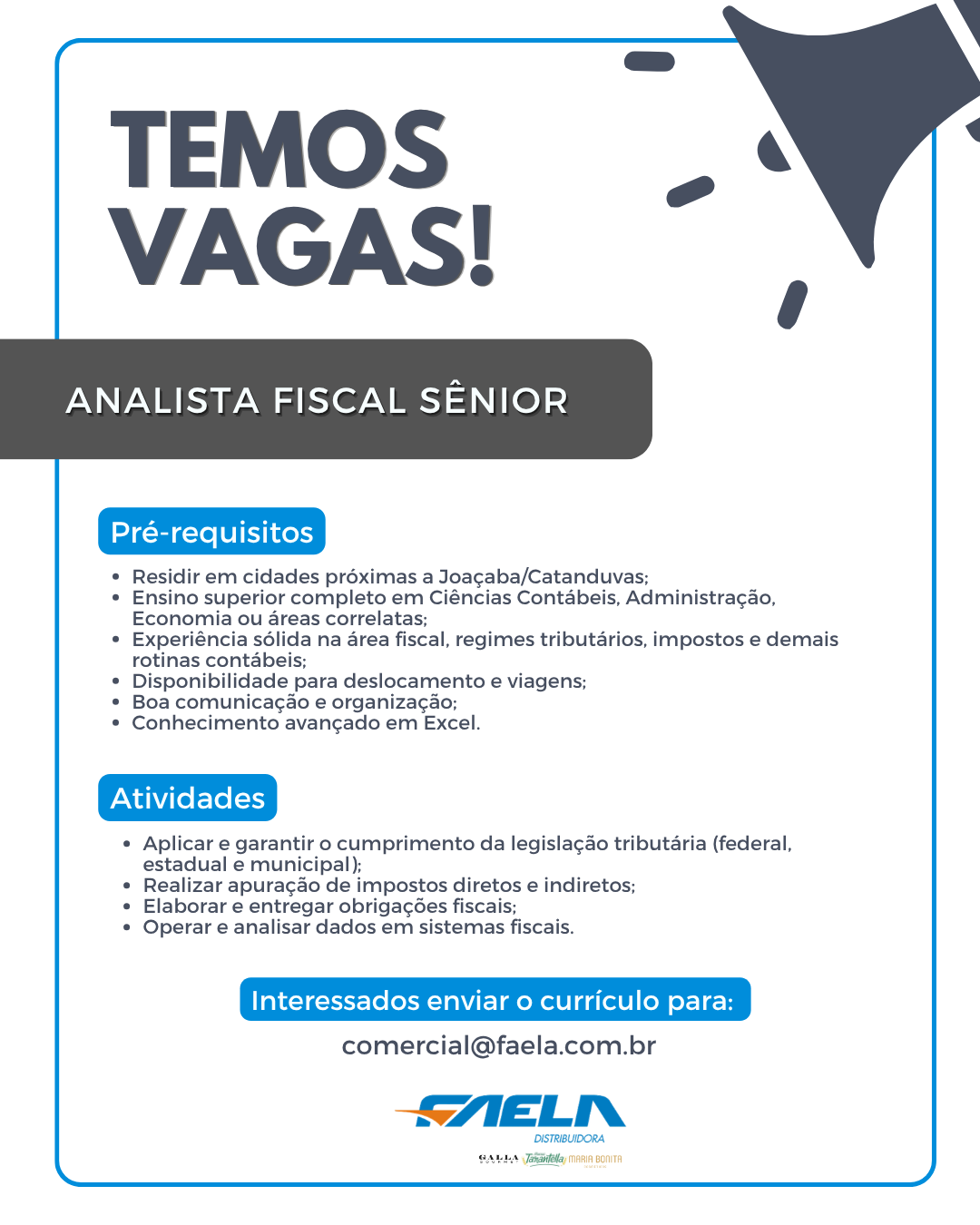 Analista Fiscal Sênior