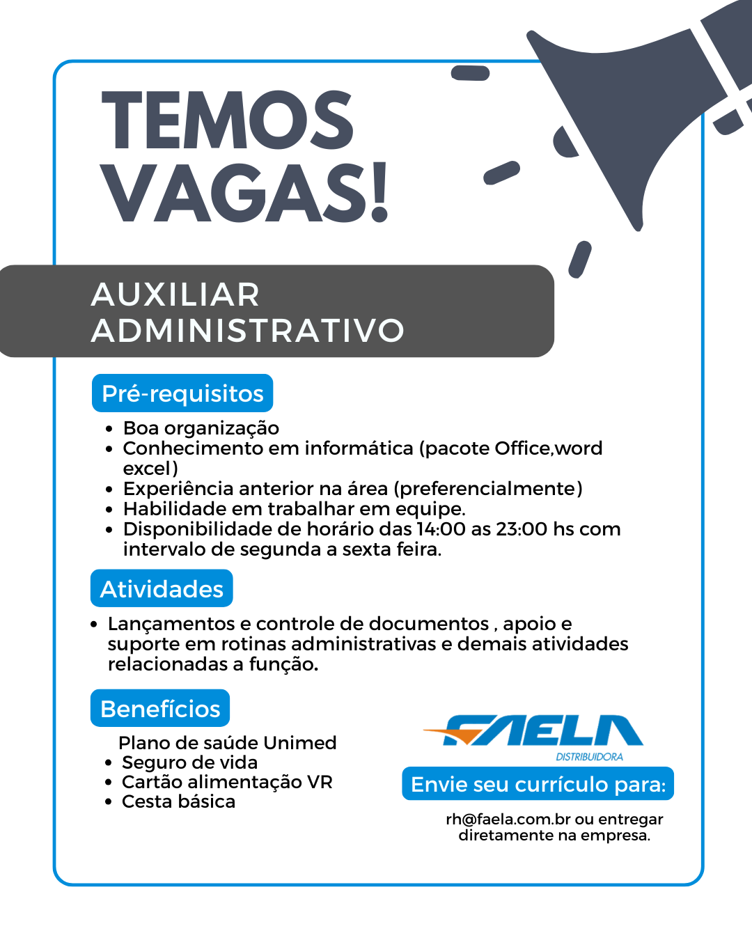 Auxiliar Administrativo