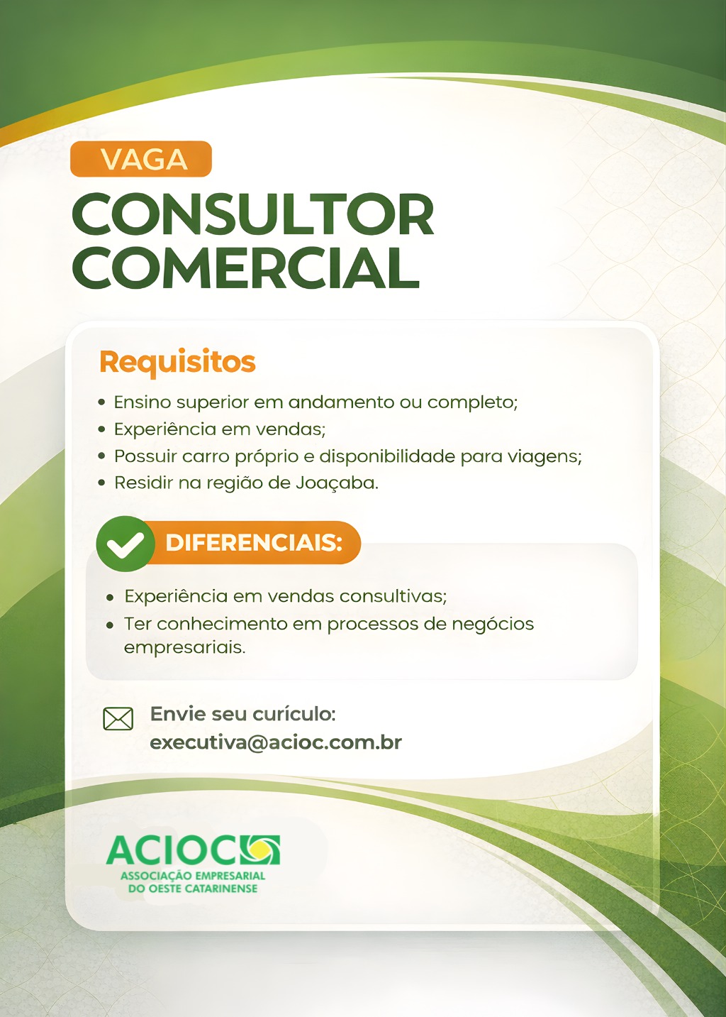 Consultor Comercial