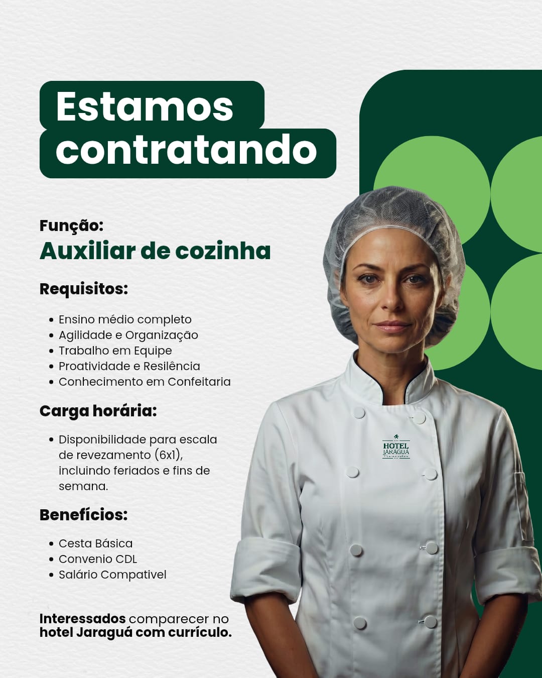 Auxiliar de Cozinha