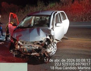 Acidente na BR-470 deixa quatro feridos em Curitibanos