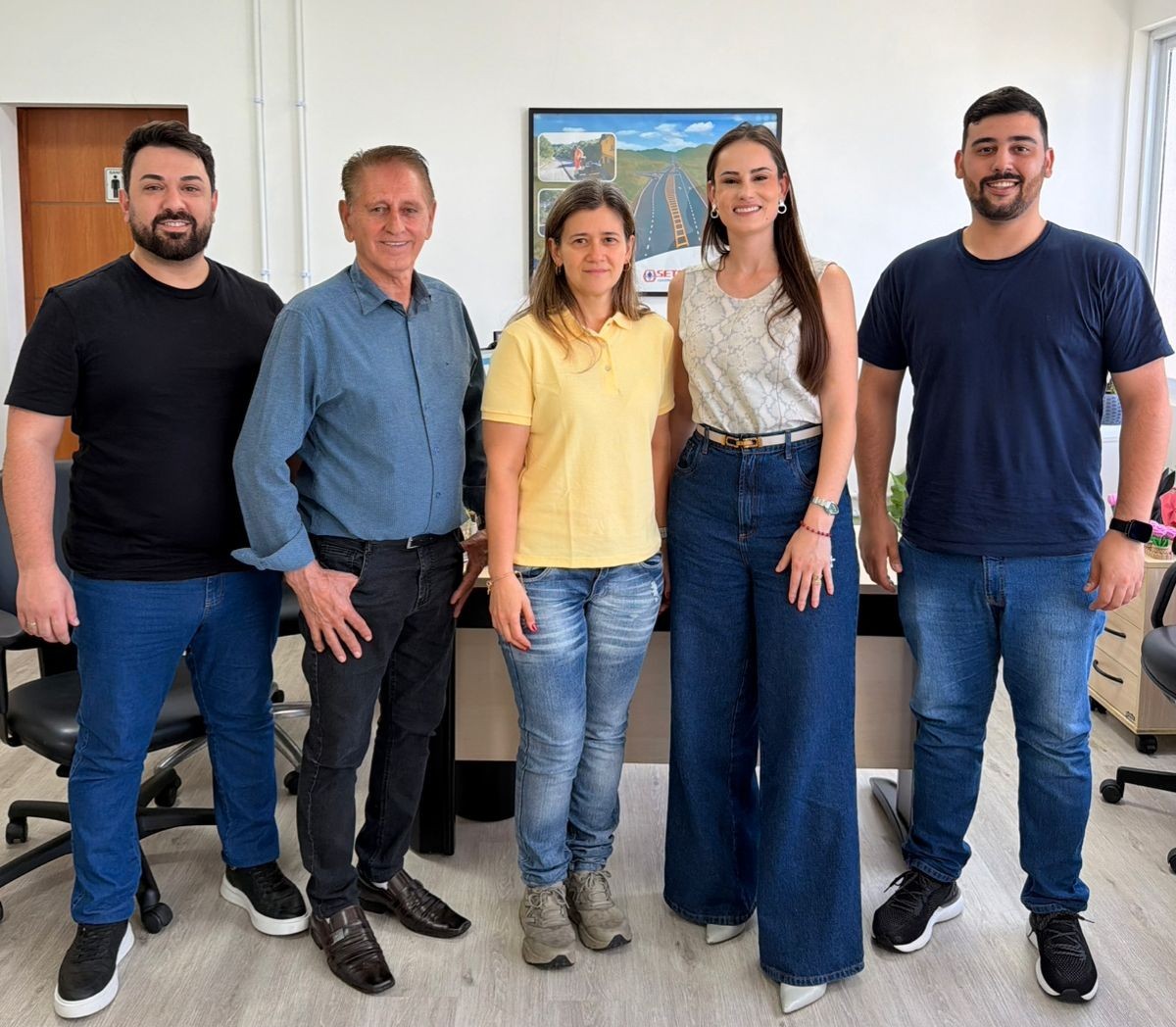 Vereadores avançam na busca por soluções para a pavimentação das paralelas à BR 282 em Joaçaba