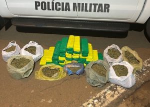 Adolescente é apreendida com mais de 40 kg de maconha em ônibus no Oeste