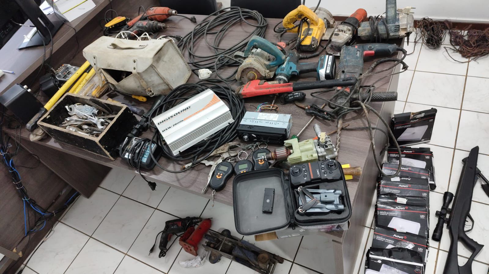 Operação conjunta recupera objetos furtados e identifica esquema de receptação em Campos Novos