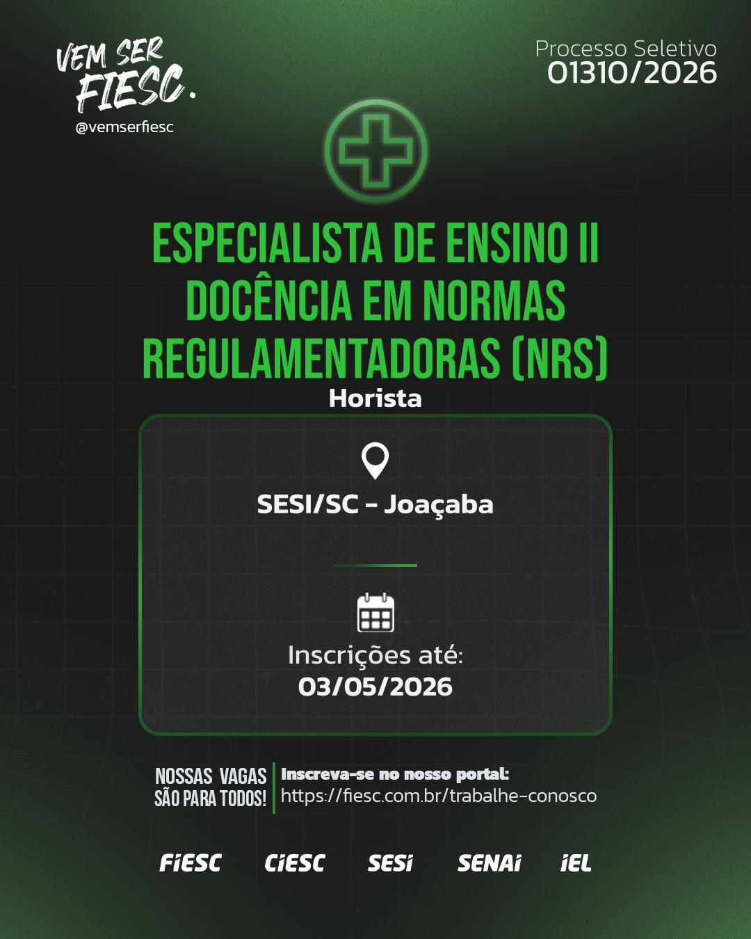 Docência em Normas Regulamentadoras (NRs)