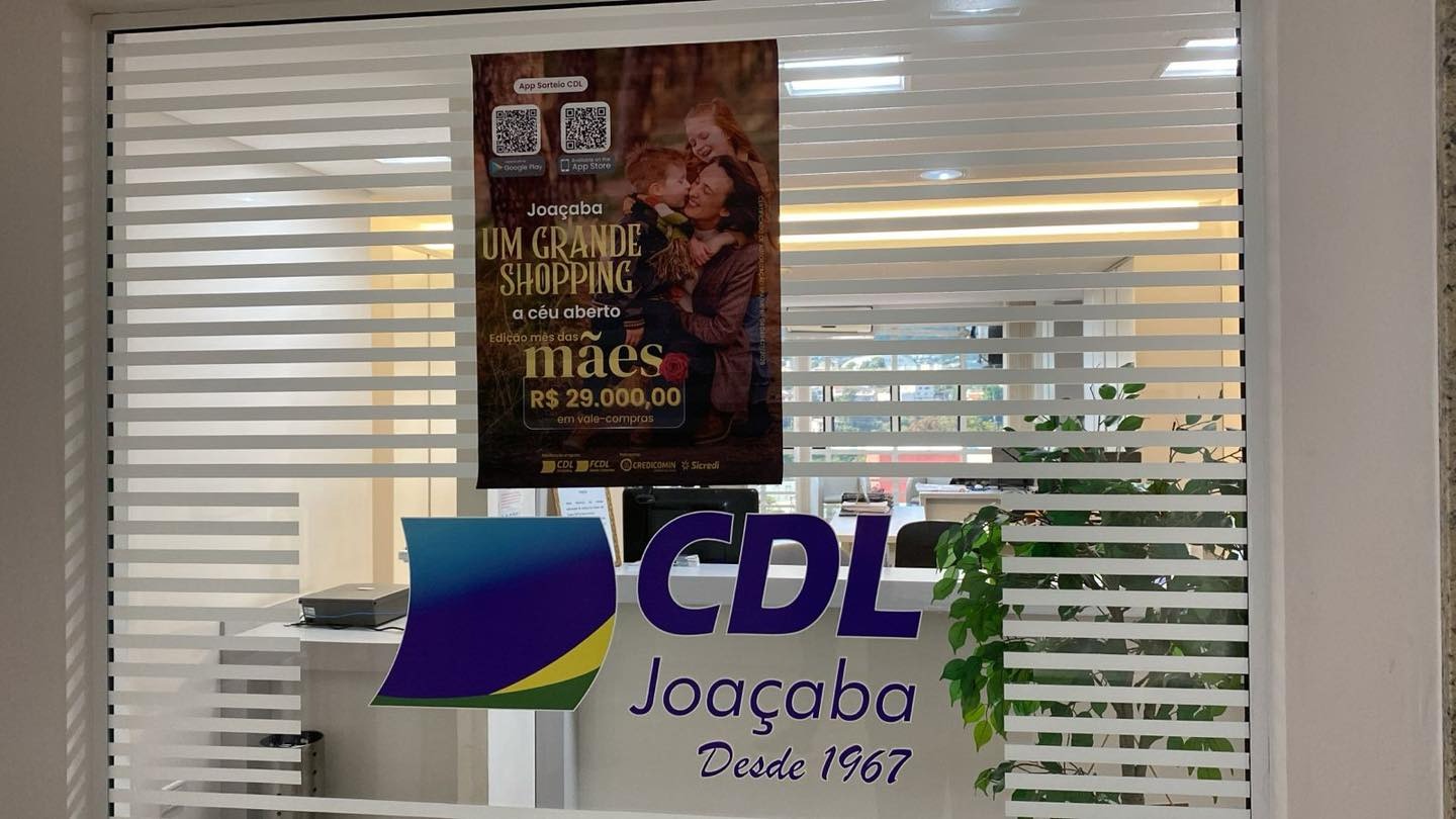 CDL Joaçaba lança campanha de Dia das Mães com R$ 29 mil em vales-compra