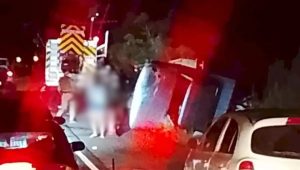 Acidente deixa homem e bebê mortos em Lebon Régis; três pessoas ficaram feridas