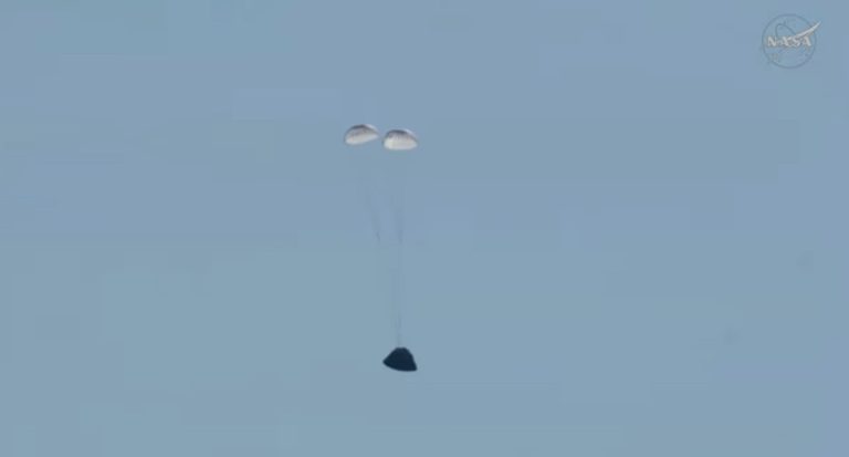 Missão histórica da NASA termina com retorno seguro de astronautas à Terra