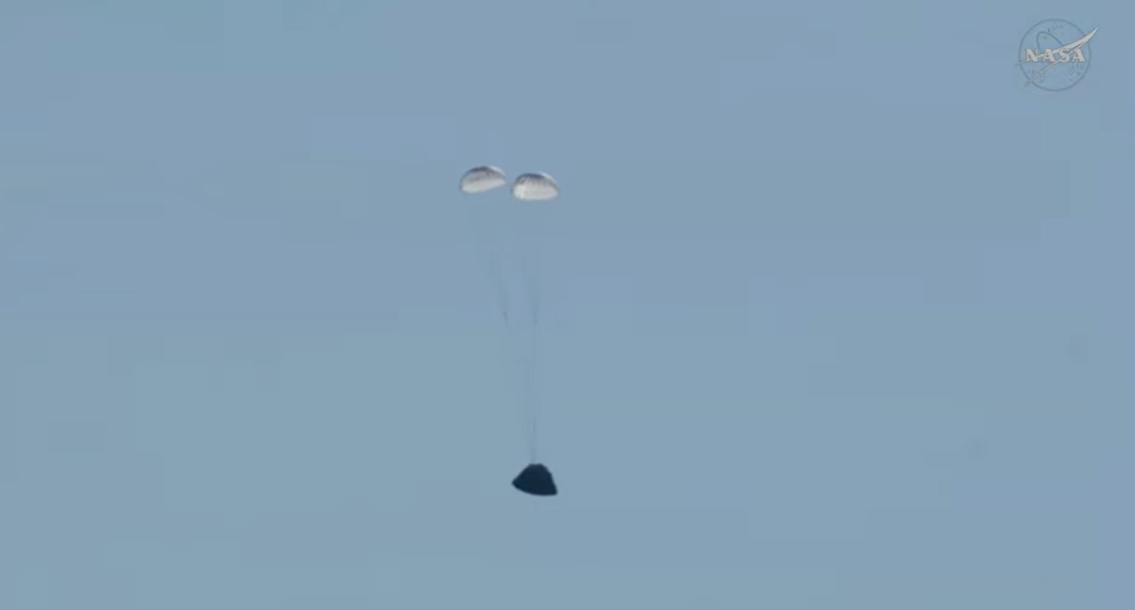 Missão histórica da NASA termina com retorno seguro de astronautas à Terra