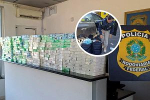 PRF apreende carga milionária de iPhones em SC