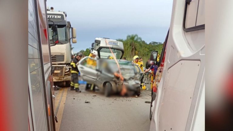 Menino é a 3ª vítima fatal de grave acidente envolvendo família na BR-280 em SC