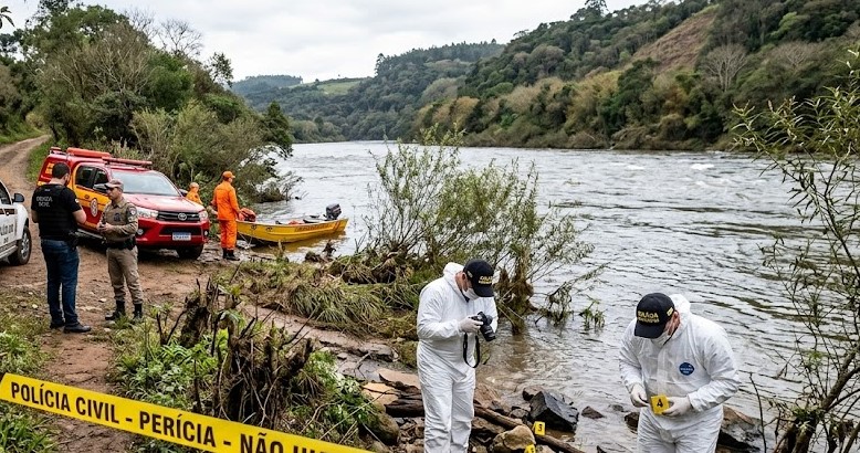 Corpo de jovem assassinado é encontrado no Rio do Peixe em Herval d’Oeste