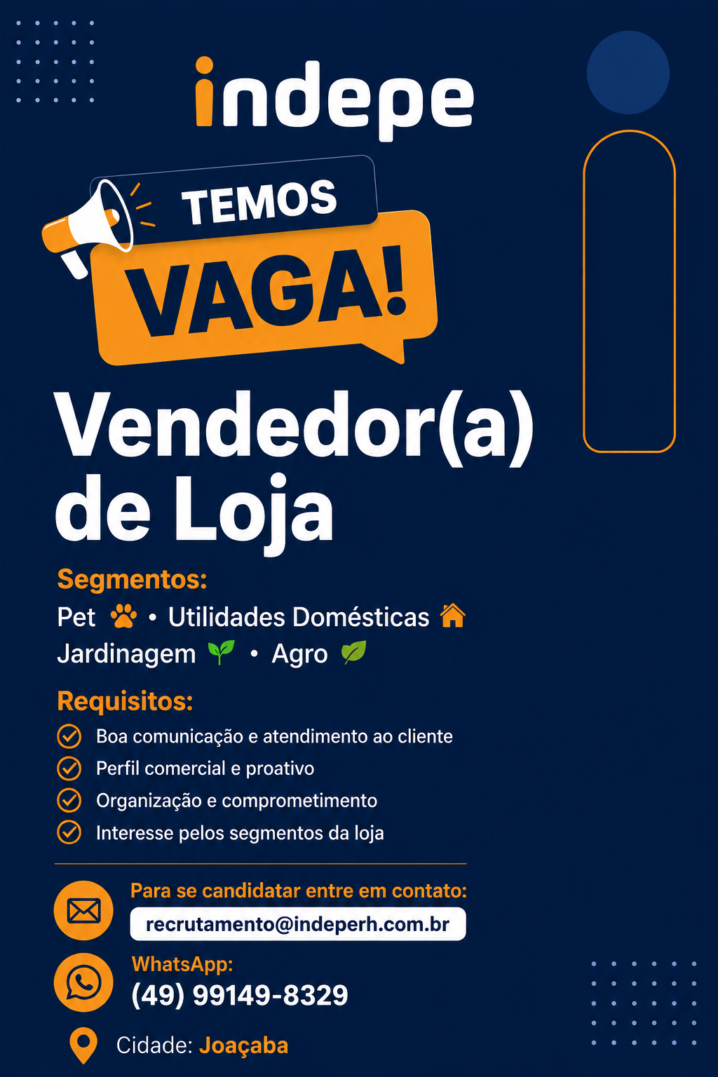 Vendedor(a) de Loja