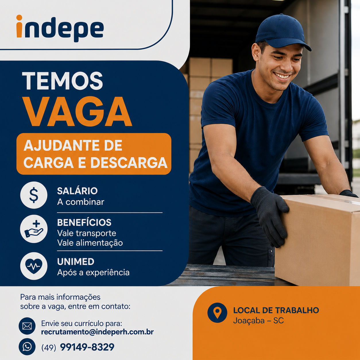 AJUDANTE DE CARGA E DESCARGA