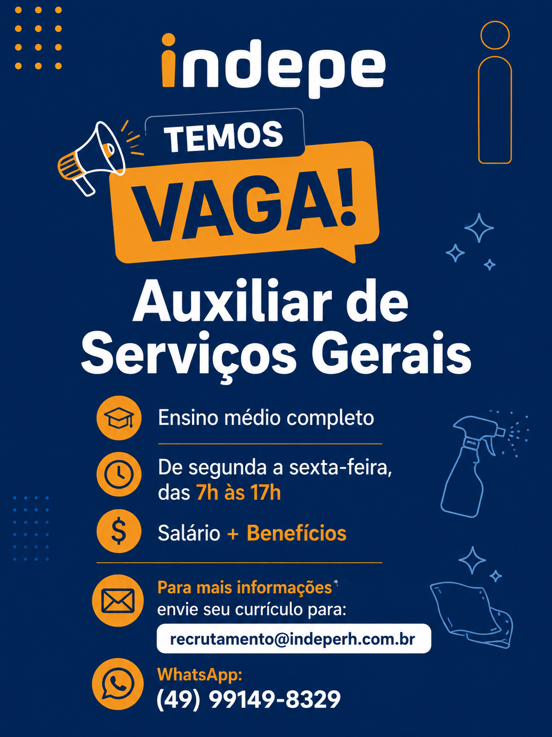 Auxiliar de Serviços Gerais