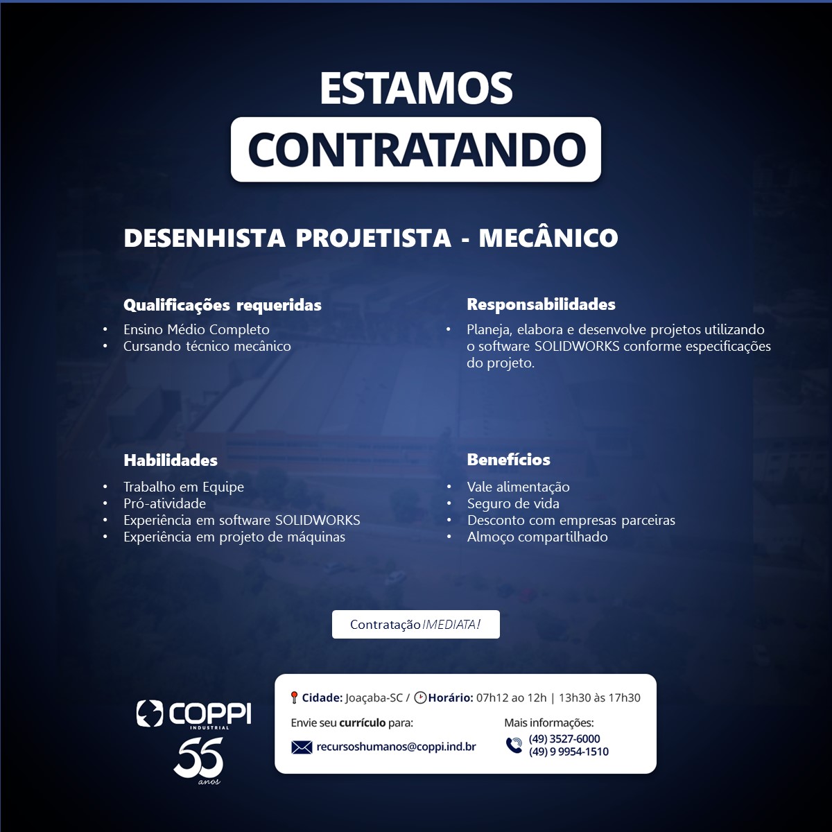Desenhista Projetista Mecânico